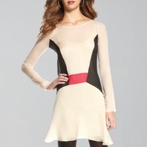 Elizabeth and James paloma ivory silk dress  M